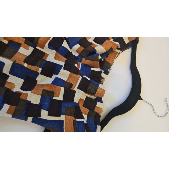 NWT Mango Suit Dress Geometry Pattern Elegant/belt Sz S Casual Formal Business - Picture 13 of 15